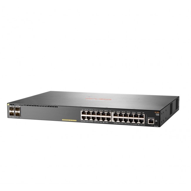 HPE Aruba Networking 2930F 24G PoE+ 4SFP+ Managed L3 Gigabit Ethernet (10/100/1000) Power over Ethernet (PoE) 1U HPE Aruba Networking 2930F 24G PoE+ 4SFP+ Managed L3 Gigabit Ethernet (10/100/1000) Power over Ethernet (PoE) 1U