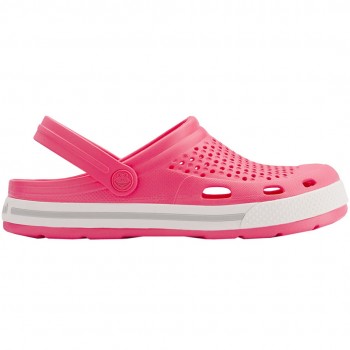 Women's clogs Coqui Lindo pink-grey 6413-100-4246 36