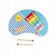 Fisher-Price Wooden Musical Table with Percussion Instrument Toys, 3 Wood Pieces