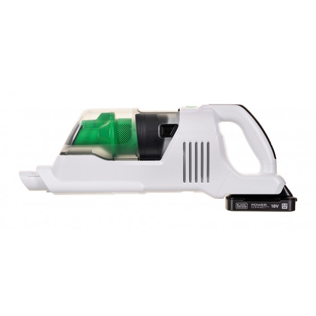 Black & Decker REVSV18D1 stick vacuum/electric broom 2-in-1 stick vacuum Battery Dry Bagless 0.5 L 36 W Green, White 2 Ah