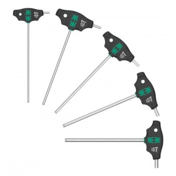 Screwdriver set HEX Plus profile W 454/5 HF 5 pcs