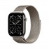 Apple Watch Series 11 GPS + Cellular 46mm Natural Titanium Case with Natural Milanese Loop - M/L