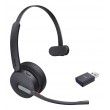 Yealink WH64 Hybrid Mono UC Headset Wireless Head-band Office/Call center Micro-USB Bluetooth Black Yealink WH64 Hybrid Mono UC Headset Wireless Head-band Office/Call center Micro-USB Bluetooth Black