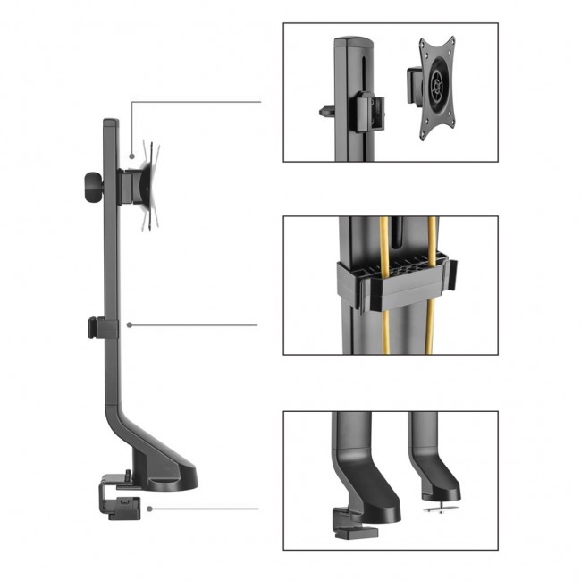 Maclean Monitor Desk Mount 17