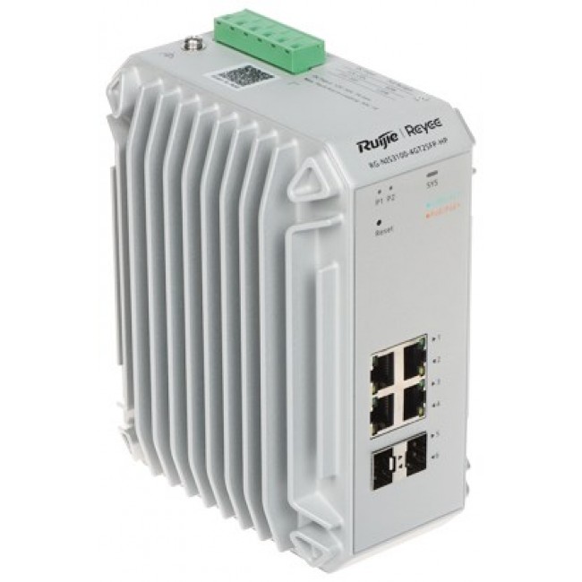 Ruijie Networks RG-NIS3100-4GT2SFP-HP network switch Managed L2 Gigabit Ethernet (10/100/1000) Power over Ethernet (PoE) Grey