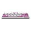 MSI FORGE GK600 TKL WIRELESS VIOLET keyboard Gaming USB + Bluetooth QWERTY UK English Pink, Violet, White