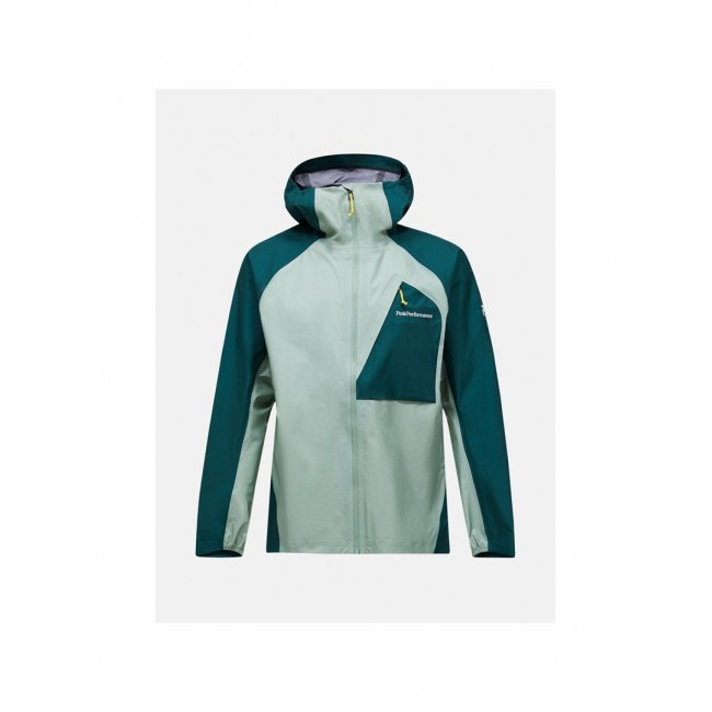 Kurtka męska PEAK PERFORMANCE M Trail Hipe 3L Shell Jacket kolor zielony - XL