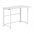 Maclean Folding Desk, White, Mobile, 100x65 cm, max. 50 kg, Corner, L-Shaped, MC-1250 L/W