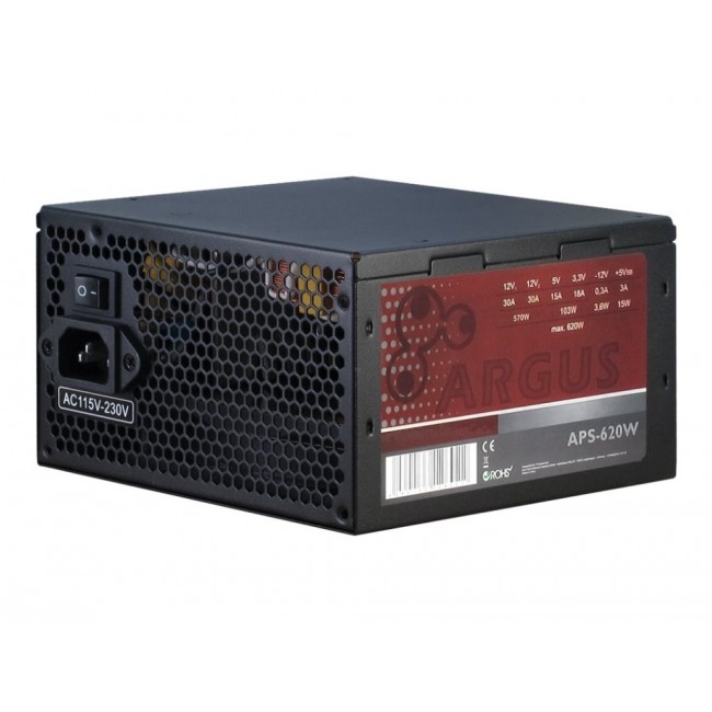 Inter-Tech Argus APS power supply unit 620 W 20+4 pin ATX ATX Black