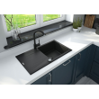 1-bowl granite sink with drainer