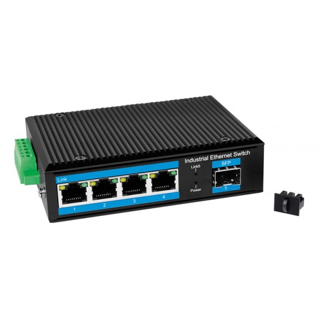 LogiLink NS204 network switch Unmanaged Gigabit Ethernet (10/100/1000) Black