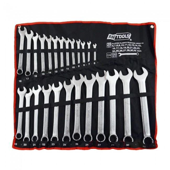 AWTOOLS COMBINATION WRENCHES SET 25 pcs. /6mm-32mm/ AWTOOLS COMBINATION WRENCHES SET 25 pcs. /6mm-32mm/