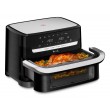 Tefal Dual Easy Fry Flex EY9228 9 L Stand-alone 2700 W Hot air fryer Black, Stainless steel