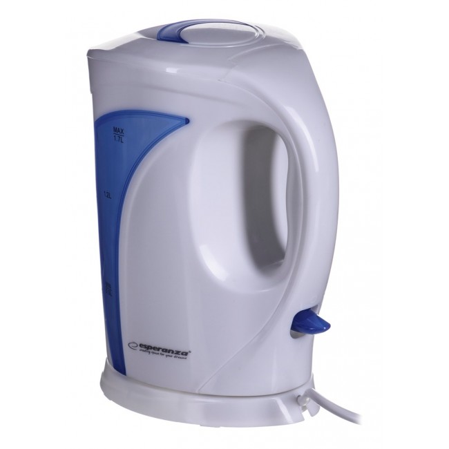 Esperanza EKK018B Electric kettle 1.7 L, White / Blue