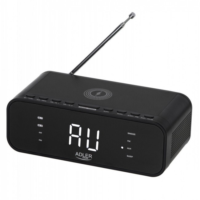 ADLER AD 1192b radio alarm clock black