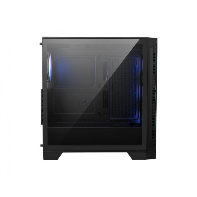 MSI MAG FORGE 320R AIRFLOW computer case Micro Tower Black, Transparent