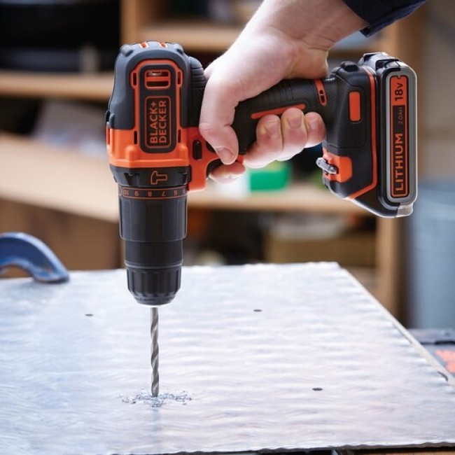 Black & Decker BDCHD18K1B2-QW drill 1400 RPM