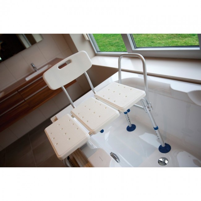 Vermeiren Kate Wheelchair bench with backrest White