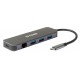 D-Link 5-in-1 USB-C Hub with Gigabit Ethernet/Power Delivery D-Link 5-in-1 USB-C Hub with Gigabit Ethernet/Power Delivery