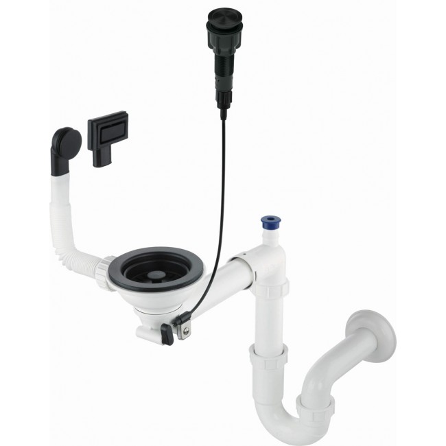 Siphon for 1-bowl granite sink - Space-Saver Siphon for 1-bowl granite sink - Space-Saver