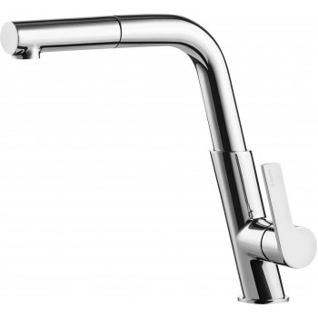 Kitchen faucet with pull-out spout