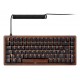 Sharkoon 100068081 keyboard Home USB QWERTZ German Black, Wood