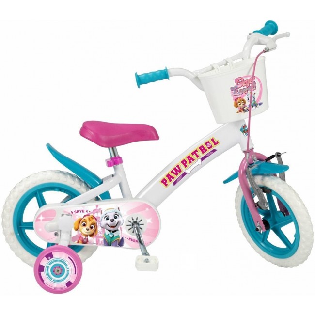 TOIMSA Children's Bike 12 Psi Patrol White 1281 Girl