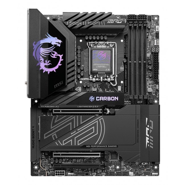 MSI MPG Z890 CARBON WIFI motherboard Intel Z890 LGA 1851 (Socket V1) ATX