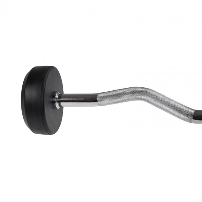 HMS GSL25 fixed barbell/rubber broken bar 25 kg
