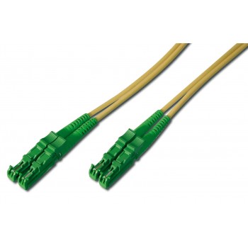 Equip E2000/APC to E2000/APC Fiber Cable, SM, Duplex, 0.5m