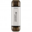 Transcend ESD310 512 GB USB Type-A to USB Type-C 3.2 Gen 2 (3.1 Gen 2) Silver
