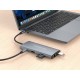 Conceptronic DONN06G 10-in-1 USB 3.2 Gen 1 Docking Station, HDMI, 100W USB PD, USB-C 5Gbps x 2, USB-A 5Gbps x 3, SD, TF/MicroSD, GbE