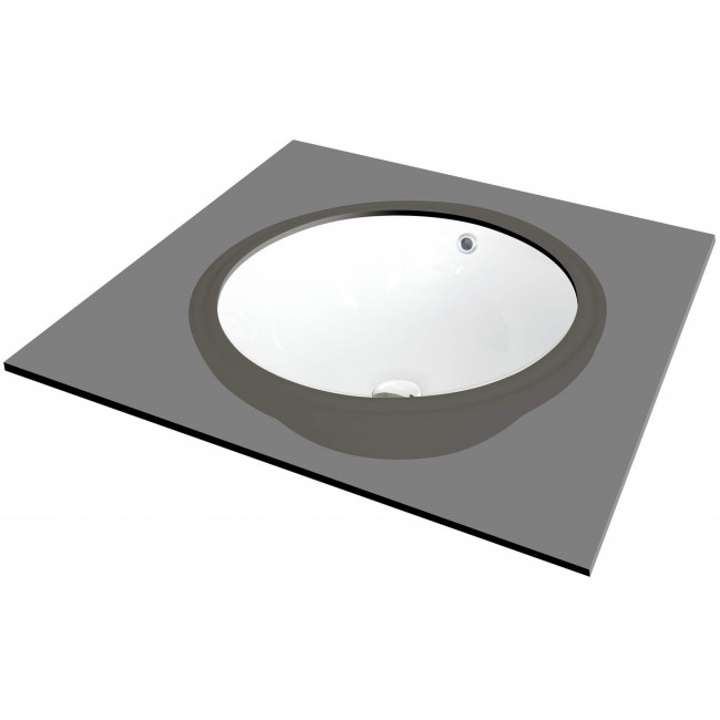 Ceramic undercounter washbasin
