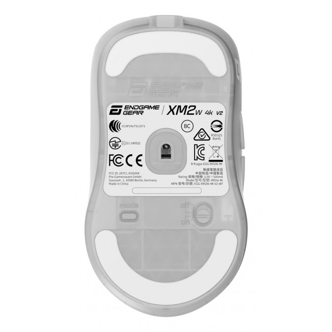 Endgame Gear XM2w 4k v2 Wireless Gaming Mouse - White Frost