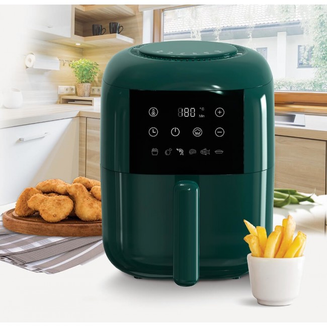 Feel-Maestro MR-755 fryer 3 L 1200 W Hot air fryer Green Feel-Maestro MR-755 fryer 3 L 1200 W Hot air fryer Green