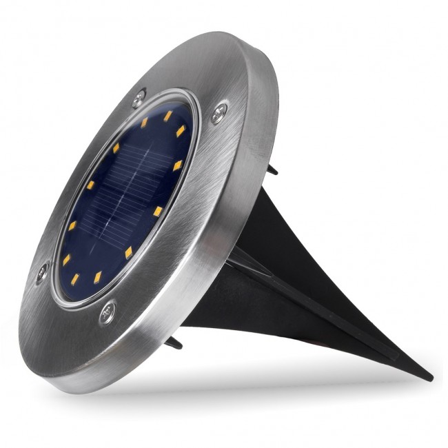 Maclean MCE318 LED Solar Pathway Lights with Ground Spike 12 LED SMD Neutral White 4000K 0.7 W Solar Lamp for Outdoor Path Light Garden Lights IP44 Maclean MCE318 LED Solar Pathway Lights with Ground Spike 12 LED SMD Neutral White 4000K 0.7 W Solar Lamp for Outdoor Path Light Garden Lights IP44