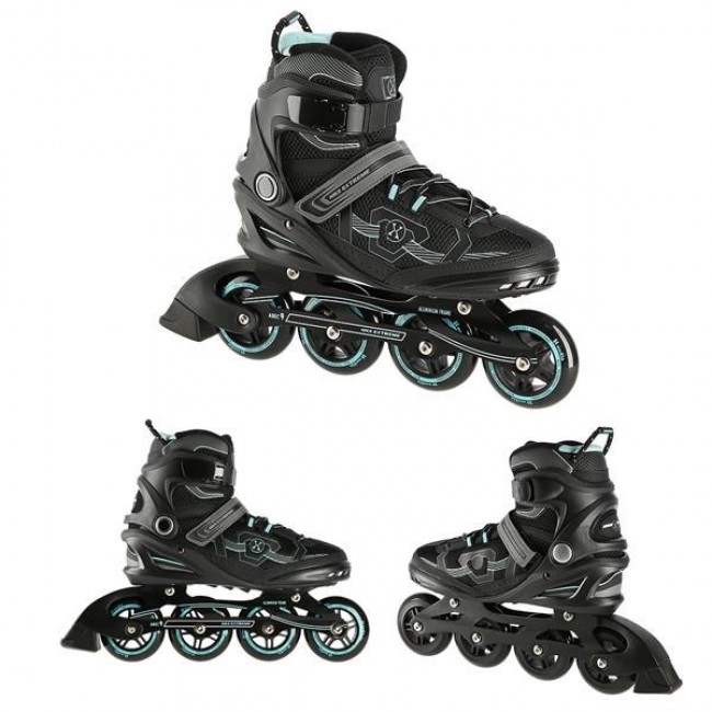 INLINE SKATES NILS EXTREME NA9157 BLACK/MINT SIZE. 44 INLINE SKATES NILS EXTREME NA9157 BLACK/MINT SIZE. 44