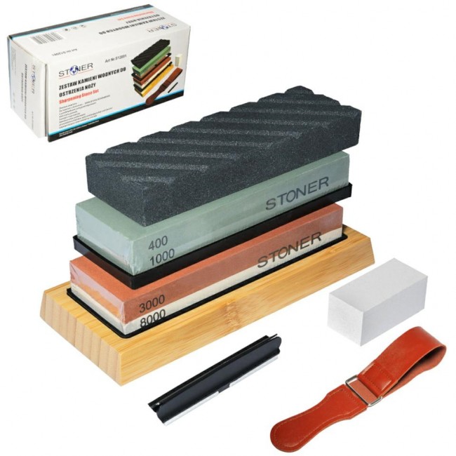 KNIFE SHARPENER STONES 11 pcs. SILVER KNIFE SHARPENER STONES 11 pcs. SILVER