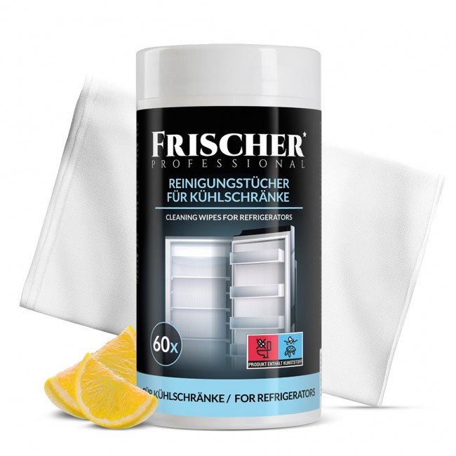 Frischer damp cloths for fridge cleaning 60 pcs. Frischer damp cloths for fridge cleaning 60 pcs.