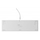 GENESIS THOR 404 keyboard Universal USB QWERTY English White