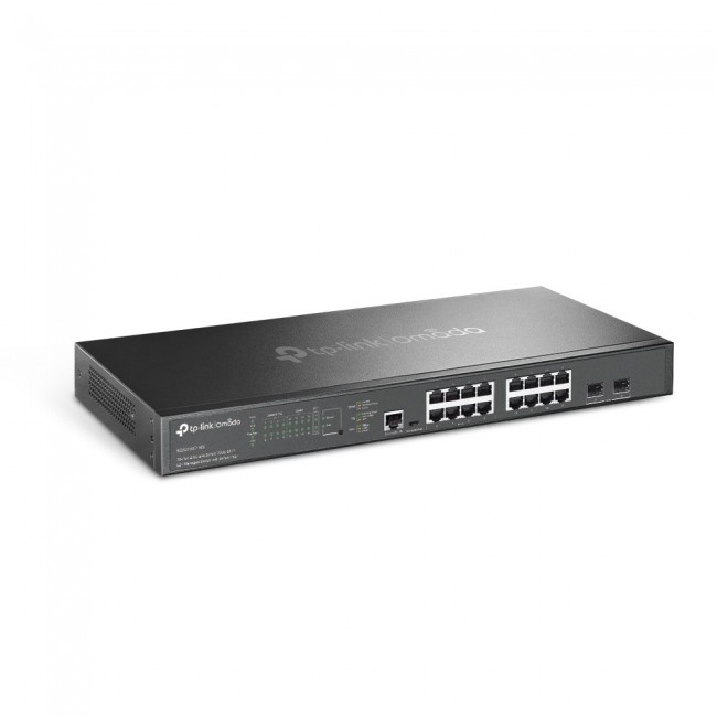 TP-Link Omada 16-Port 2.5G and 2-Port 10GE SFP+ L2+ Managed Switch with 8-Port PoE+ TP-Link Omada 16-Port 2.5G and 2-Port 10GE SFP+ L2+ Managed Switch with 8-Port PoE+