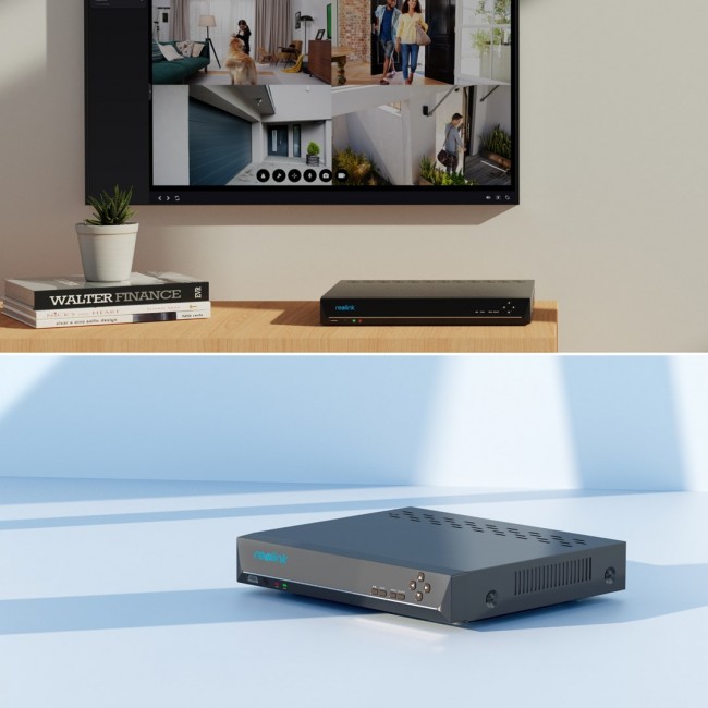 Reolink NVS36 - 36-Channel PoE NVR with 48TB Storage Capacity, Support Up to 16MP Cam, 2-Way Audio via NVR Reolink NVS36 - 36-Channel PoE NVR with 48TB Storage Capacity, Support Up to 16MP Cam, 2-Way Audio via NVR