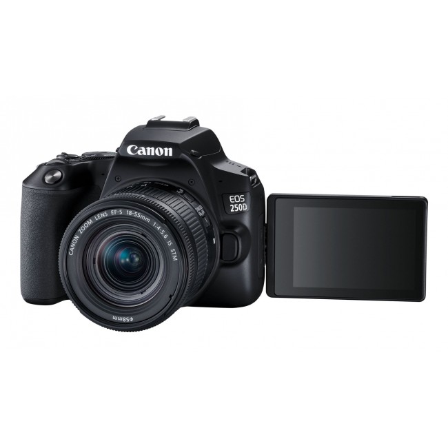 Canon EOS 250D+EF-S 18-55mm SLR Camera Kit 24.1 MP CMOS 6000 x 4000 pixels Black Canon EOS 250D+EF-S 18-55mm SLR Camera Kit 24.1 MP CMOS 6000 x 4000 pixels Black