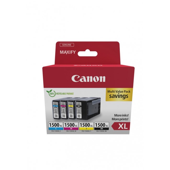 Canon 9182B010 ink cartridge 4 pc(s) Original High (XL) Yield Black, Cyan, Magenta, Yellow Canon 9182B010 ink cartridge 4 pc(s) Original High (XL) Yield Black, Cyan, Magenta, Yellow