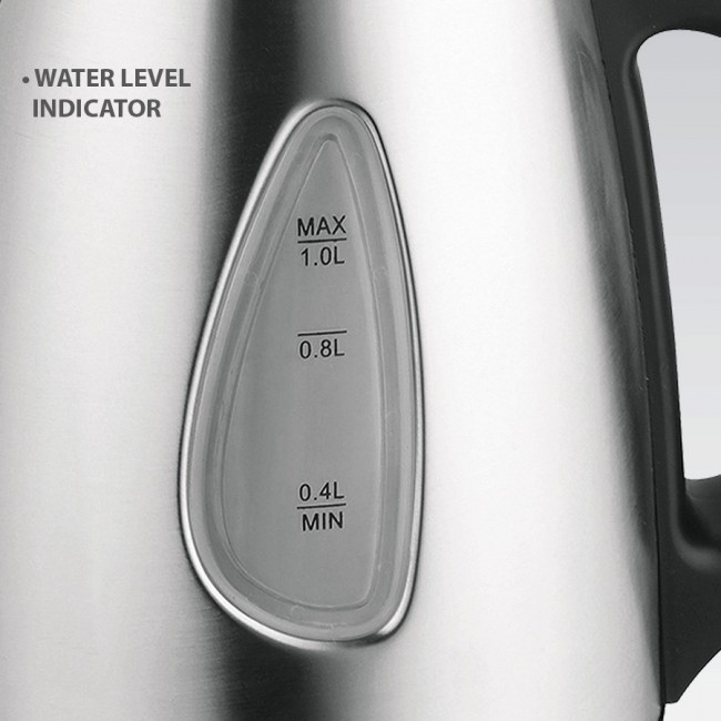 Electric kettle MAESTRO MR-029NEW 1l Stainless steel 1600 W