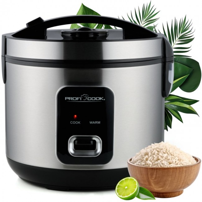 ProfiCook PC-RK 1285 rice cooker Black, Silver