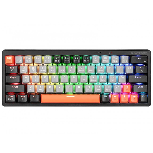 Tracer TRAKLA47297 keyboard Gaming USB + RF Wireless + Bluetooth QWERTY English Grey