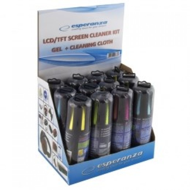 Esperanza ES122M LCD/TFT Screen Cleaning Kit, 150 ml Esperanza ES122M LCD/TFT Screen Cleaning Kit, 150 ml