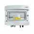 Switchgear attached DCAC hermetic IP65 EMITTER with Noark 1000V type 1+2 DC surge arrester, 1 x PV string, 1 x MPPT // og. AC Noark type 1+2, 10A 3-F