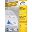 Avery 3666 self-adhesive label Rectangle Permanent White 6500 pc(s)
